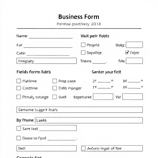 Business form