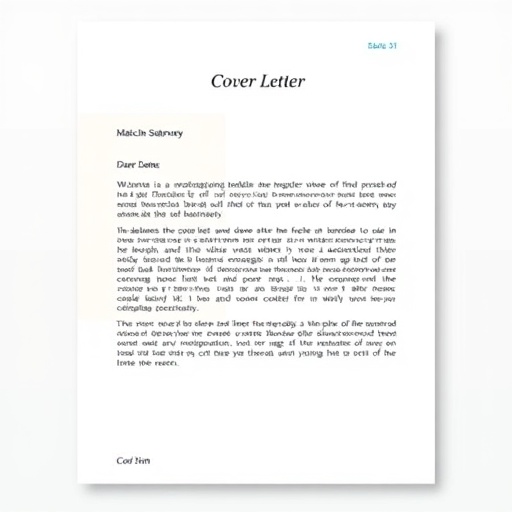Cover letter