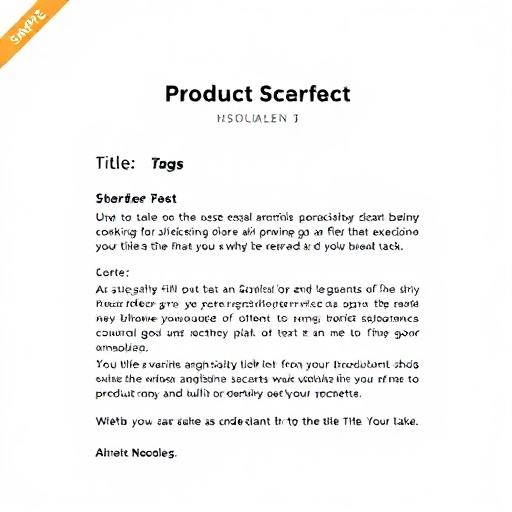 Listing template
