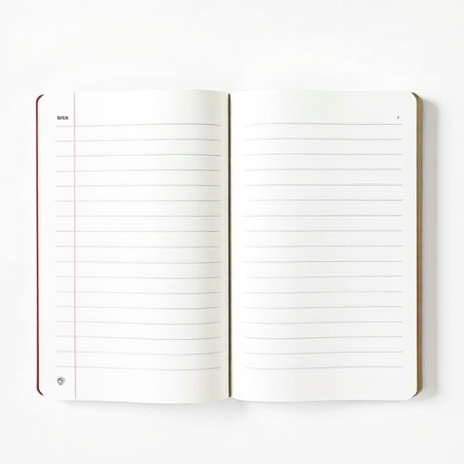 Lined notebook