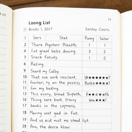 Reading log